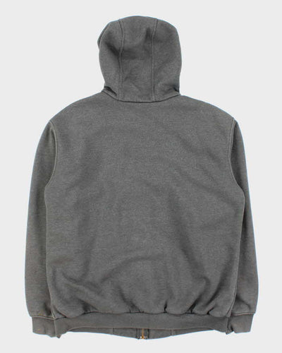 Carhartt Heavyweight Grey Zip Up Hoodie - M