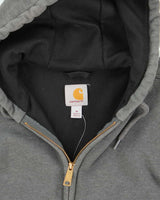 Carhartt Heavyweight Grey Zip Up Hoodie - M