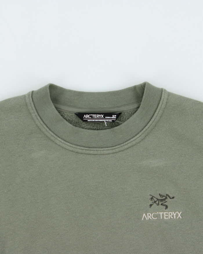 Arc'teryx Sage Green Emblem Crewneck Pocket Crewneck - S