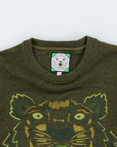 Kenzo Paris Green Tiger Crewneck Sweatshirt - XS