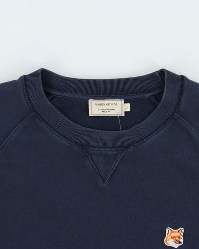 Maison Kitsune Fox Head Crewneck Sweatshirt - L
