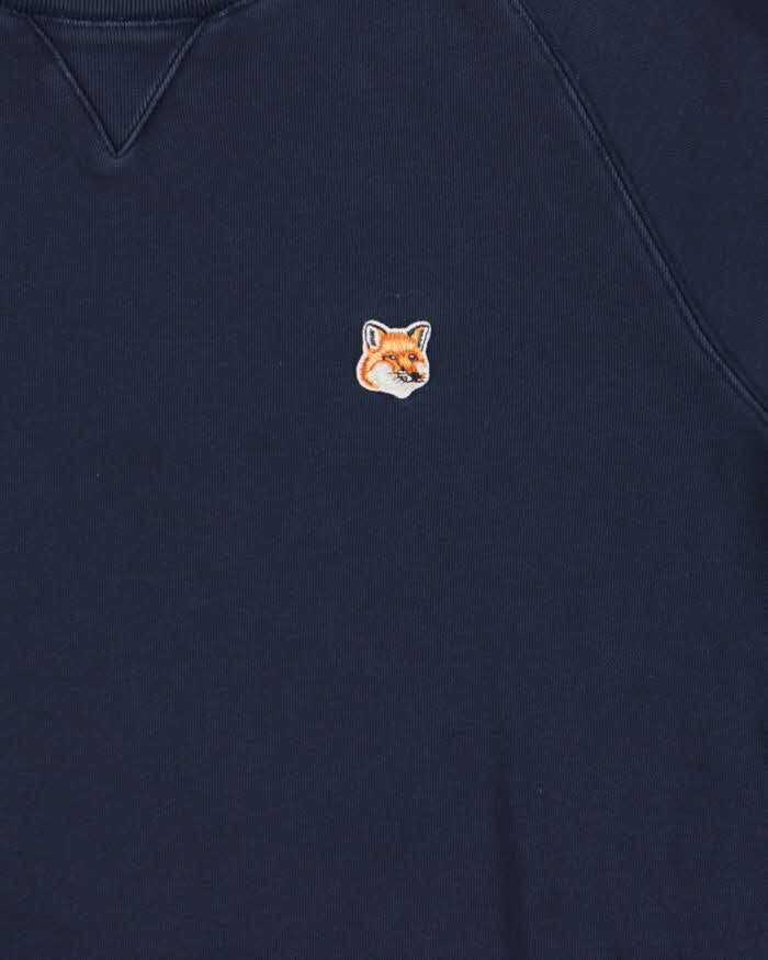 Maison Kitsune Fox Head Crewneck Sweatshirt - L