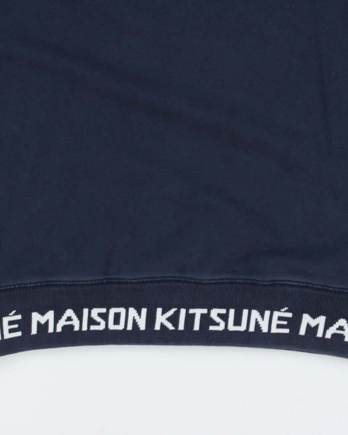 Maison Kitsune Fox Head Crewneck Sweatshirt - L