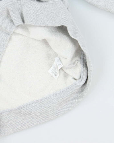 Stussy Marl Grey Classic Logo Sweatshirt - M