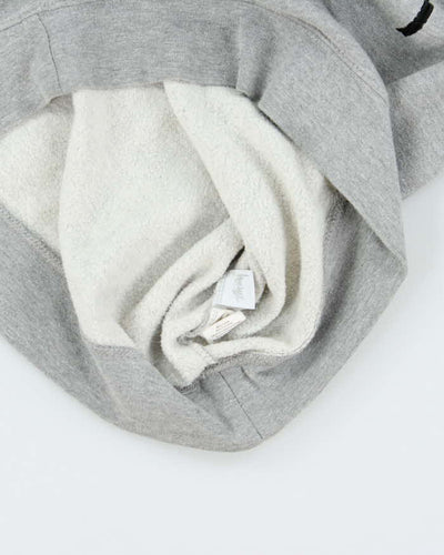 Stussy Grey Classic Embroidered Logo Sweatshirt - S