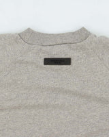Fear of God Essentials 1977 Grey Oversized Short Sleeve Sweatshirt - S