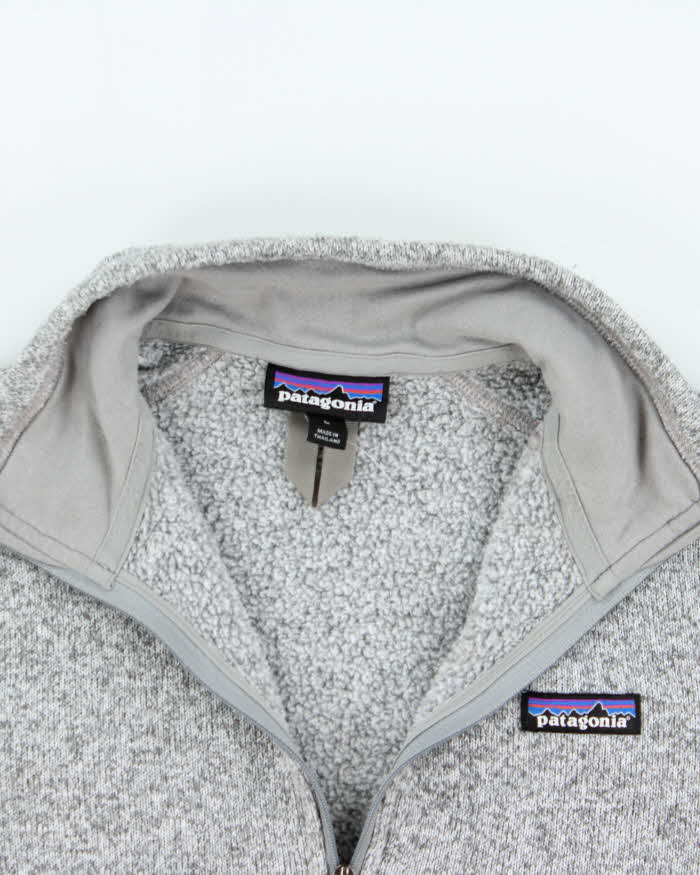 Patagonia Grey Quarter-Zip Fleece - L
