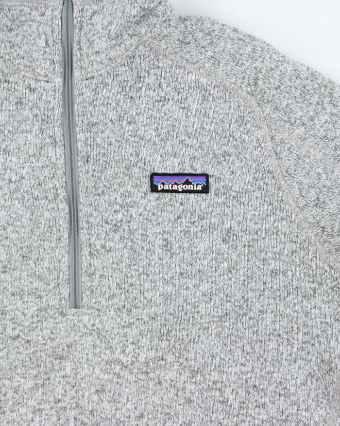 Patagonia Grey Quarter-Zip Fleece - L