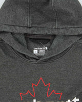 Carhartt Grey Maple Leaf Pullover Oversized Hoodie - L