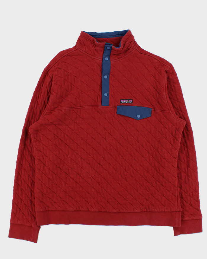 Patagonia Synchilla Snap-T Quilted Pullover Sweatshirt - XL