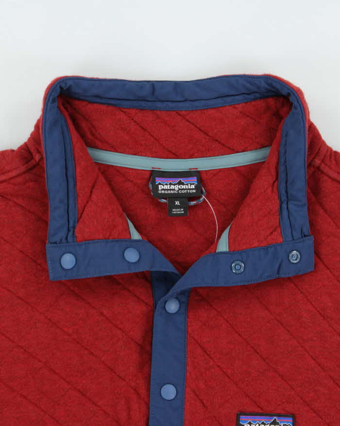 Patagonia Synchilla Snap-T Quilted Pullover Sweatshirt - XL
