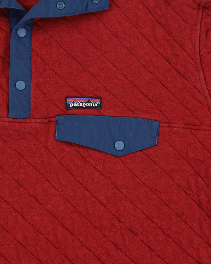 Patagonia Synchilla Snap-T Quilted Pullover Sweatshirt - XL