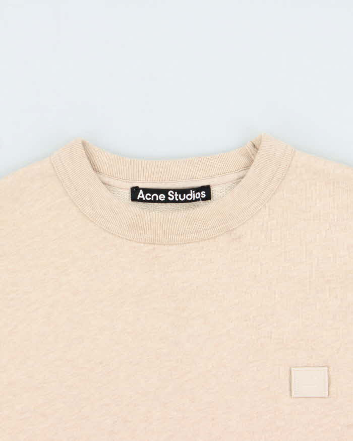 Acne Studios Fairview Face Crewneck Sweatshirt - XXS