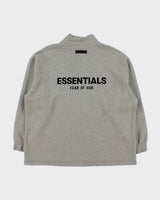 Essentials Fear Of God Grey High Neck Oversized Sweatshirt - M