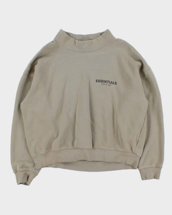 Essentials Fear Of God Sage Boxy Oversized Sweatshirt - M