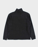 Vintage Polo Ralph Lauren Grey Classic Quarter-Zip Sweatshirt - S