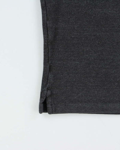 Vintage Polo Ralph Lauren Grey Classic Quarter-Zip Sweatshirt - S