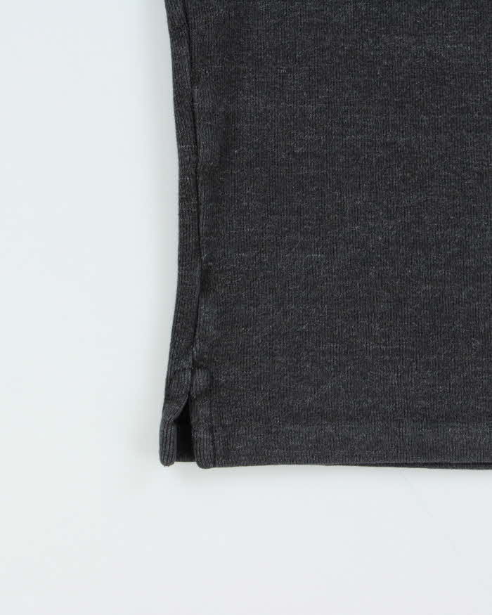 Vintage Polo Ralph Lauren Grey Classic Quarter-Zip Sweatshirt - S