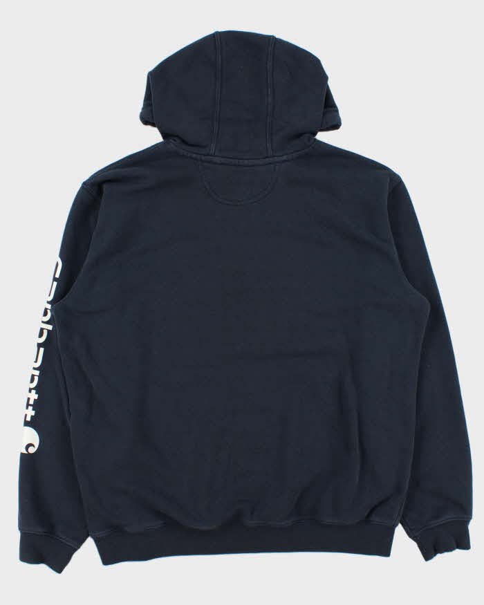 Vintage Carhartt Midweight Sleeve Logo Loose Fit Pullover Hoodie - L