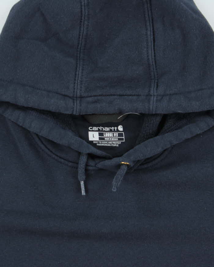 Vintage Carhartt Midweight Sleeve Logo Loose Fit Pullover Hoodie - L