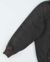 Vintage Carhartt Heavyweight Oversized Distressed Zip Up Hoodie - L