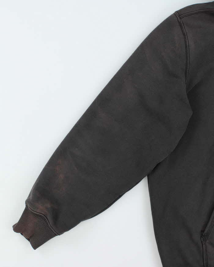 Vintage Carhartt Heavyweight Oversized Distressed Zip Up Hoodie - L