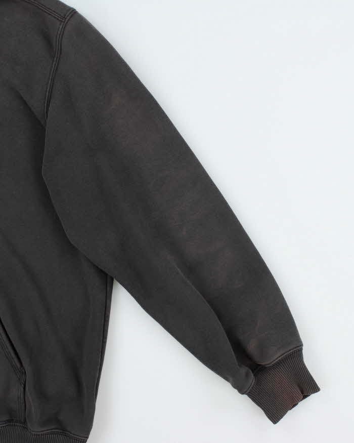 Vintage Carhartt Heavyweight Oversized Distressed Zip Up Hoodie - L