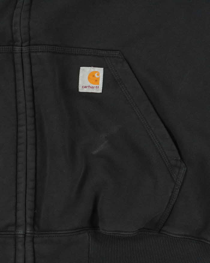 Vintage Carhartt Rain Defender Heavyweight Oversized Zip Up Hoodie - L