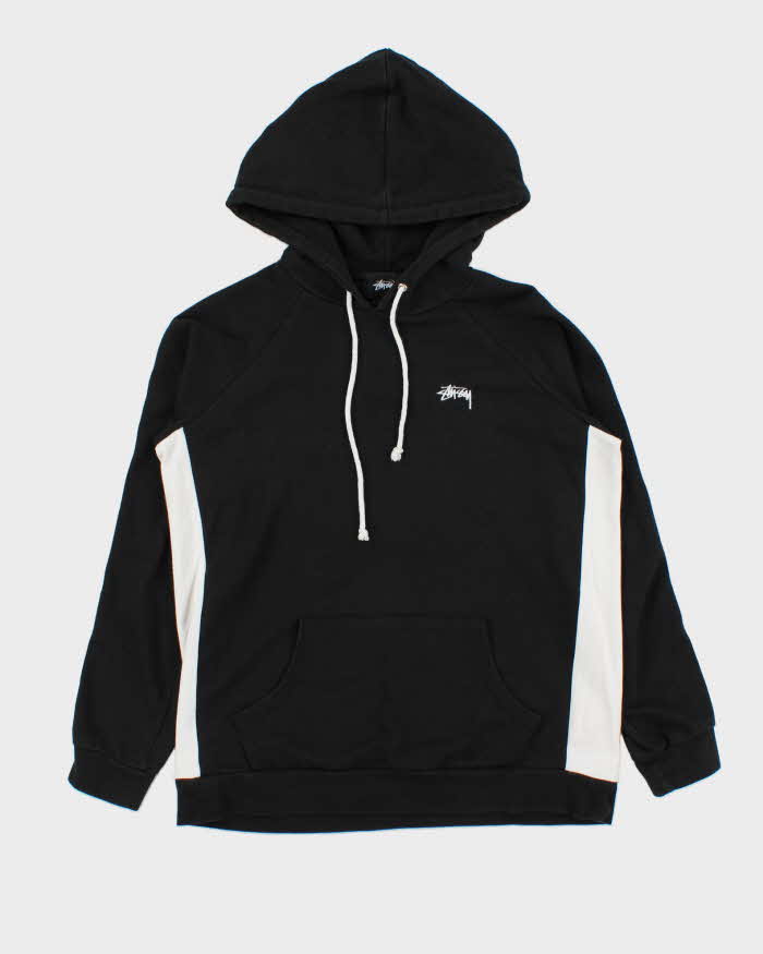 Vintage Stussy Two-Tone Pullover Hoodie - S