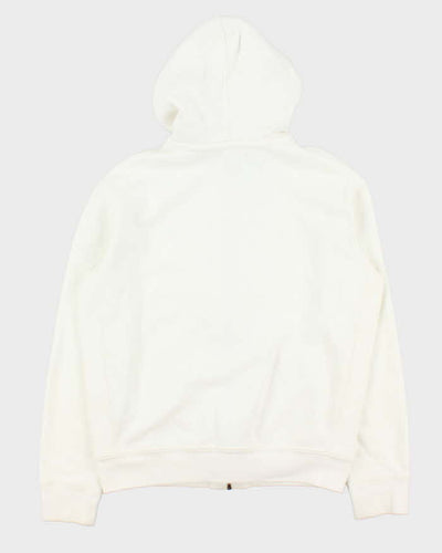 Vintage 00s Polo Ralph Lauren White Heavyweight Zip Up Hoodie - L