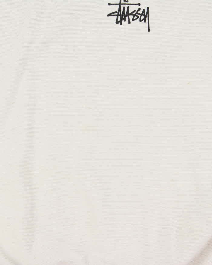 Vintage Stussy Heavyweight Cotton Big Logo Oversized Crewneck Sweatshirt - M