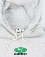 Puma x Butter Goods Grey Heavyweight Cotton Pullover Hoodie - L