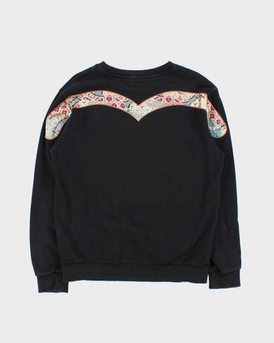 Vintage Evisu Daicock Seagull Embroidered Crewneck Sweatshirt - M