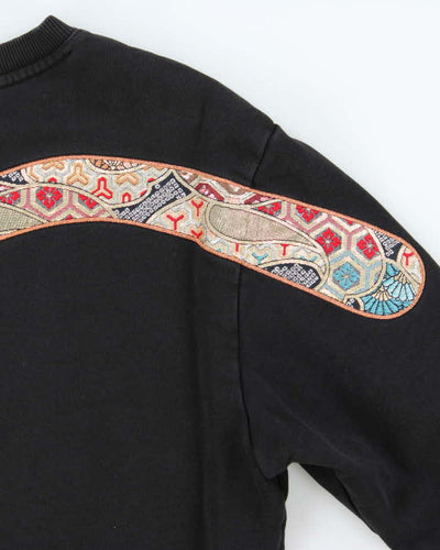 Vintage Evisu Daicock Seagull Embroidered Crewneck Sweatshirt - M