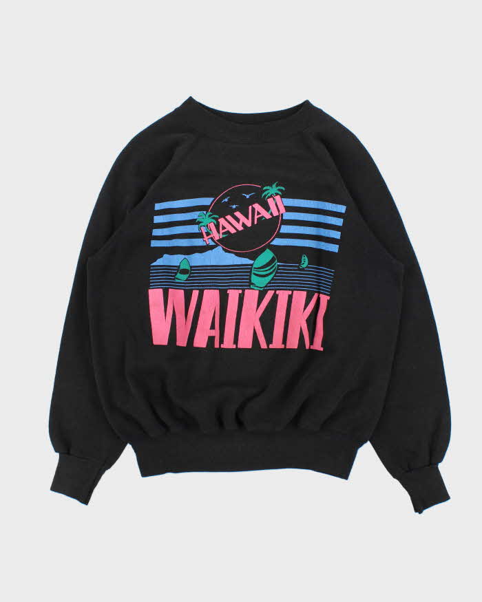 Vintage 1980s Ultra Sweats Made In USA Hawaii Crewneck Sweatshirt - L