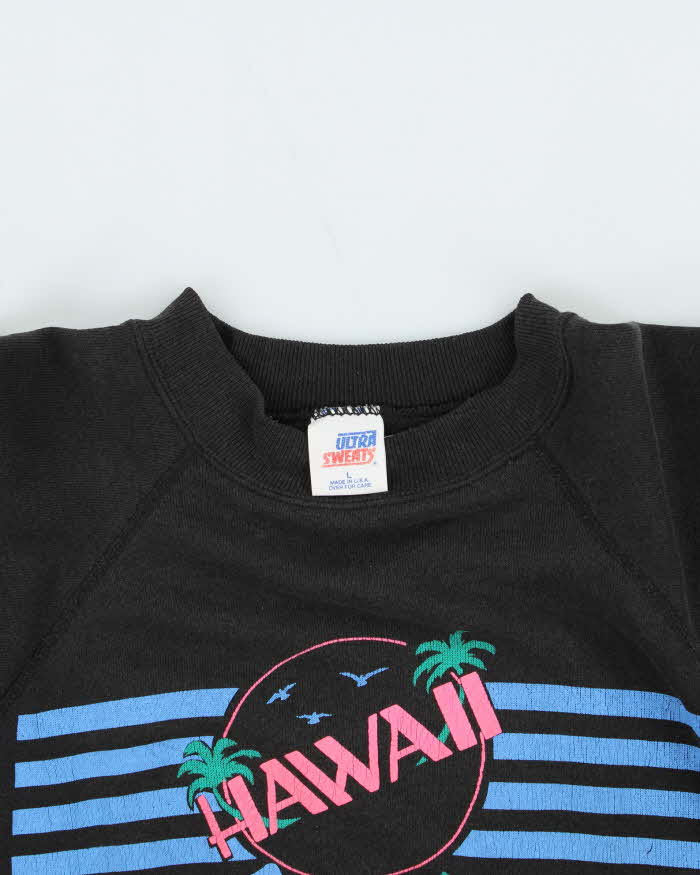 Vintage 1980s Ultra Sweats Made In USA Hawaii Crewneck Sweatshirt - L