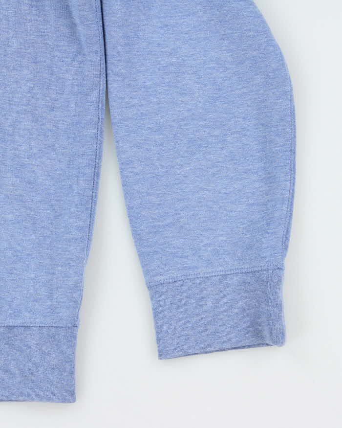 Vintage Polo Ralph Lauren Blue Quarter-Zip Sweatshirt - S