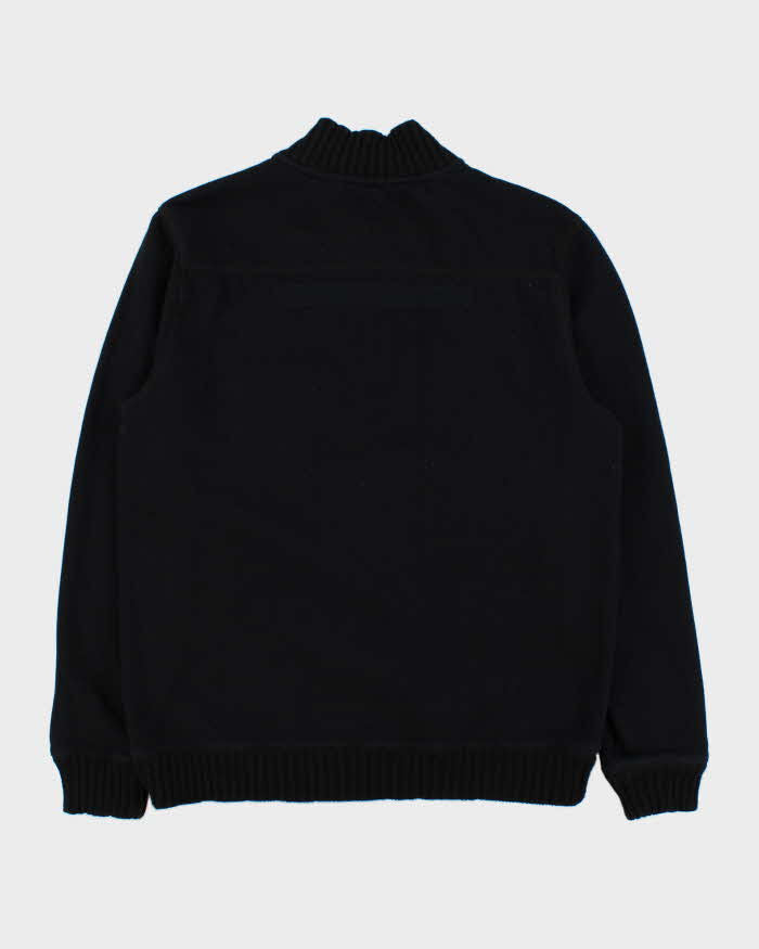 Vintage Calvin Klein Ribbed Hem Quarter-Zip Sweatshirt - L