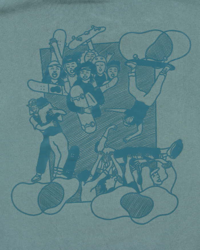 Nike SB Skate Like A Girl Boxy Crewneck Sweatshirt - L