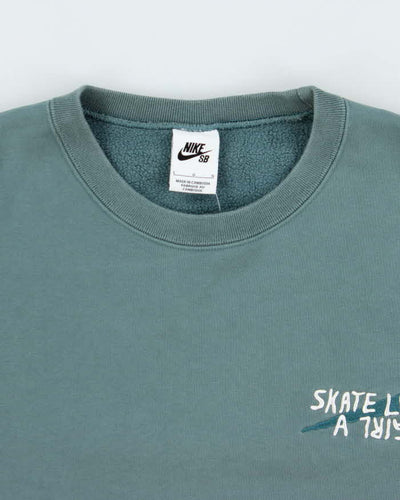 Nike SB Skate Like A Girl Boxy Crewneck Sweatshirt - L
