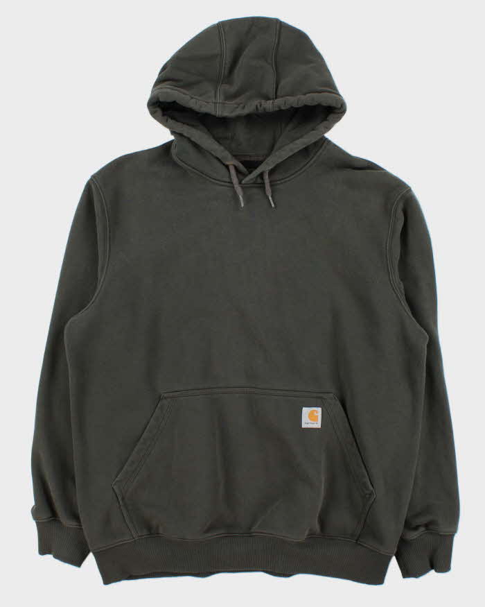 Vintage Carhartt Green Heavyweight Loose Fit Pullover Hoodie - L