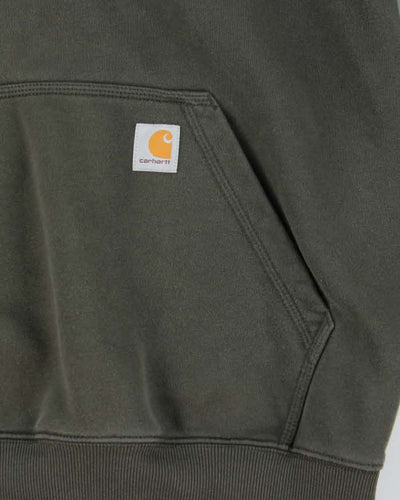 Vintage Carhartt Green Heavyweight Loose Fit Pullover Hoodie - L