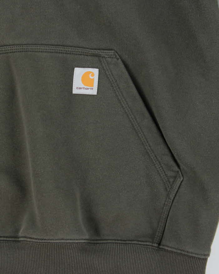 Vintage Carhartt Green Heavyweight Loose Fit Pullover Hoodie - L