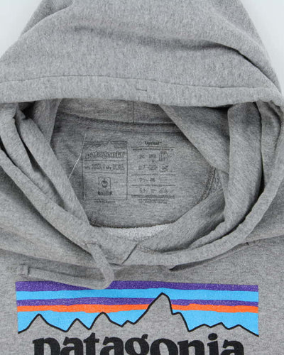 Vintage Patagonia Logo Grey Pullover Hoodie - XXL