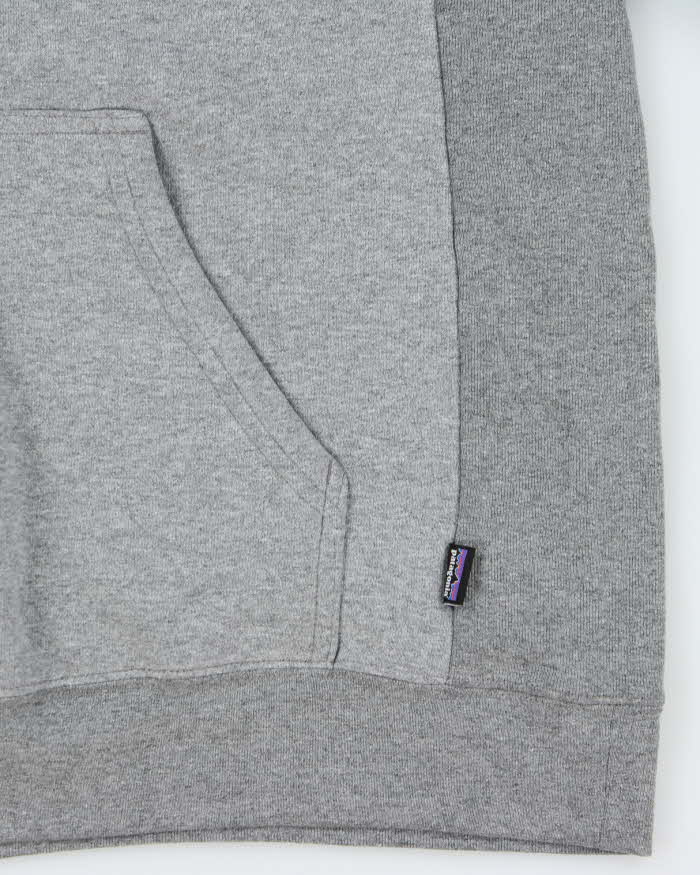 Vintage Patagonia Logo Grey Pullover Hoodie - XXL