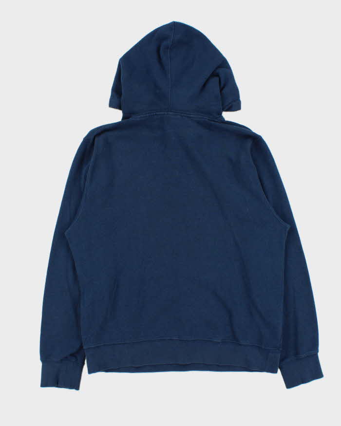 Vintage Stussy Vancouver Navy Blue Pullover Hoodie - S