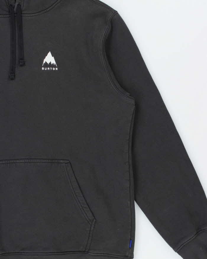 Vintage Burton Mountain Grey Heavyweight Pullover Hoodie - XL
