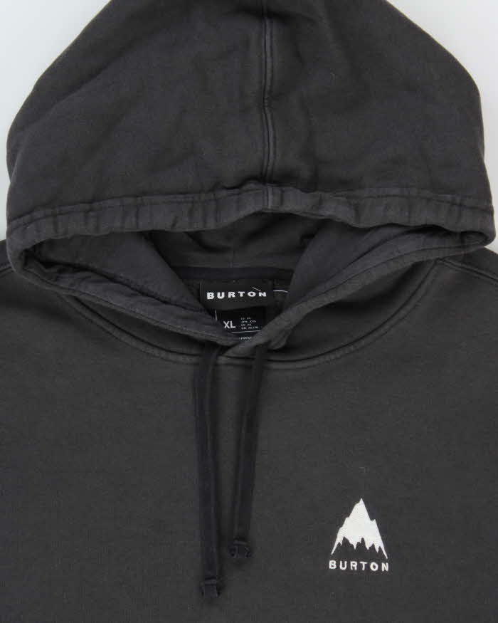Vintage Burton Mountain Grey Heavyweight Pullover Hoodie - XL