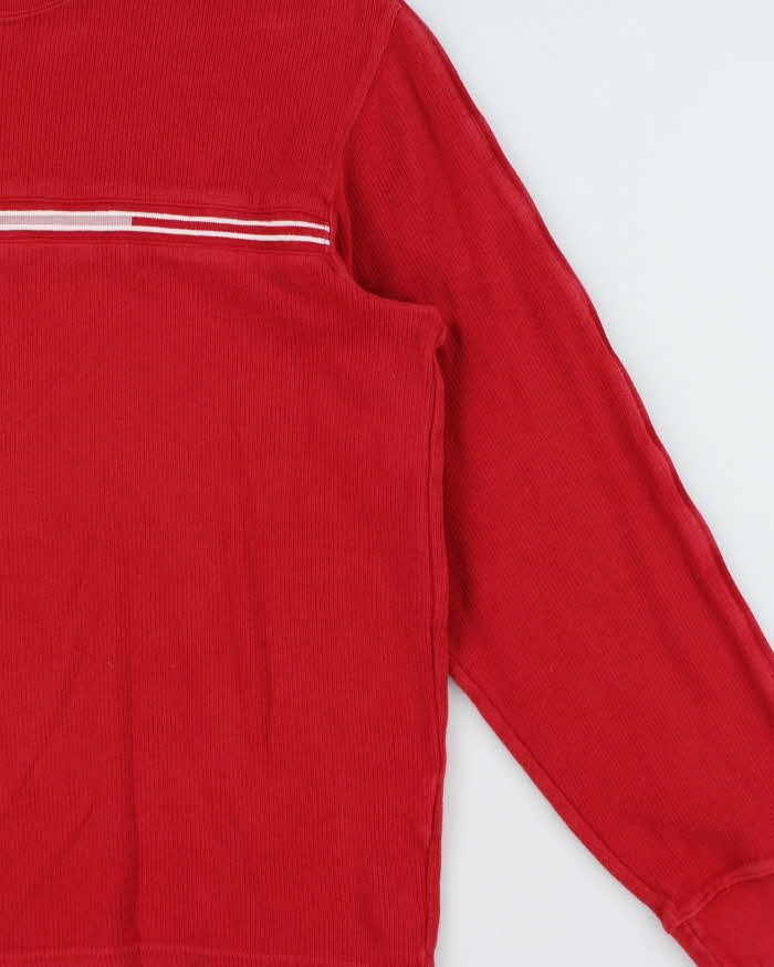 Vintage Y2K 00s Quiksilver Ribbed Crewneck Sweatshirt - M