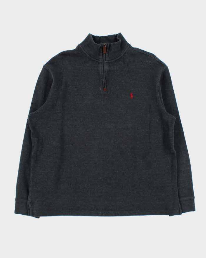 Vintage Polo Ralph Lauren Heavyweight Quarter-Zip Sweatshirt - L